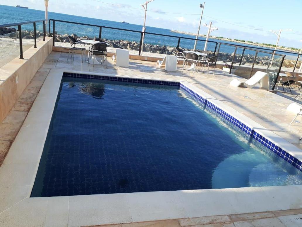 福塔雷萨205 Flat Mobiliado Com Vista Lateral Mar Na Praia De Iracema公寓 外观 照片