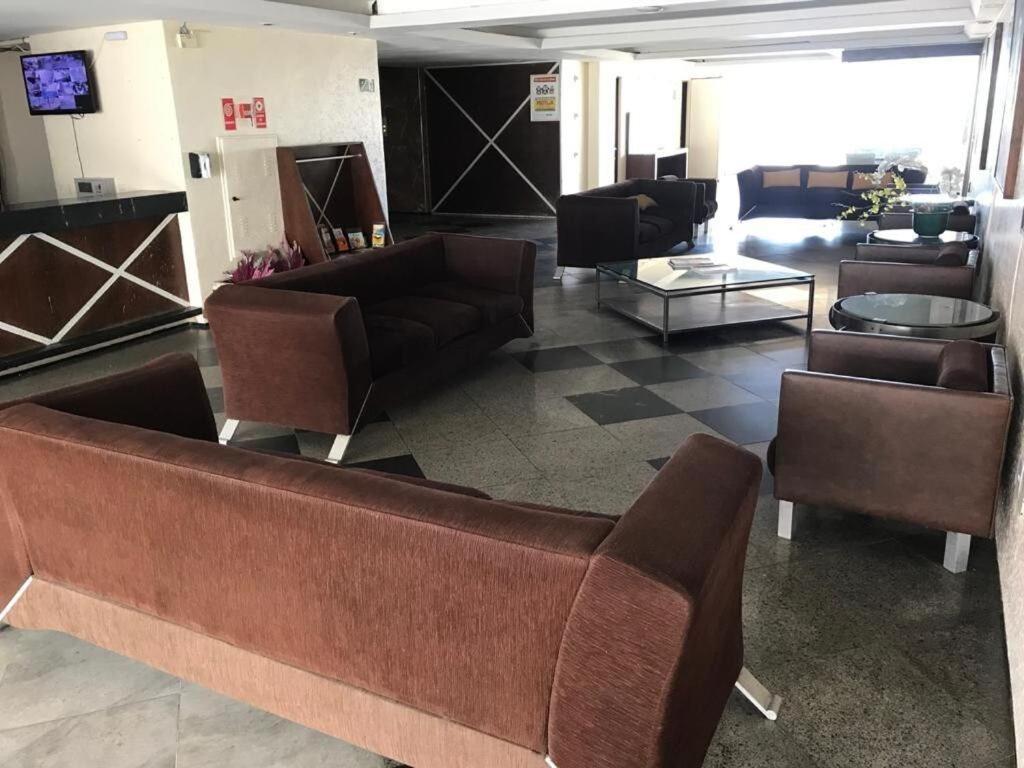 福塔雷萨205 Flat Mobiliado Com Vista Lateral Mar Na Praia De Iracema公寓 外观 照片